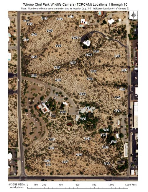 Image map of Tohono Chul, Tucson, Arizona